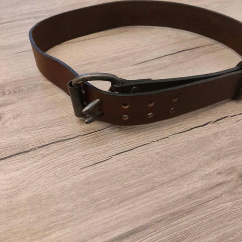 Leather belts new, pack of 3, brown, size 85