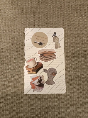 Custom Aesthetic Collage like new with stickers