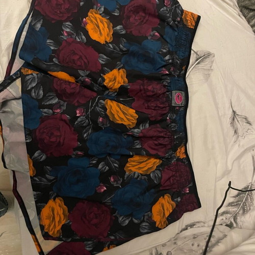 Nike shorts colorful floral used sports