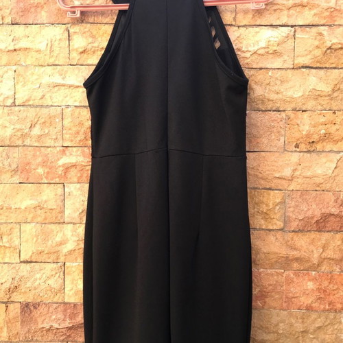 Long dress used, black, size S