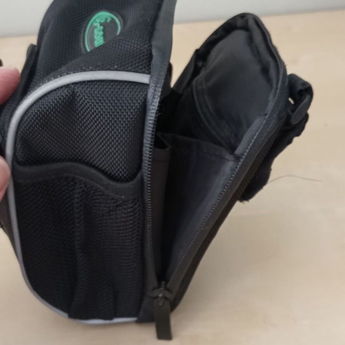 B-Soul small handlebar bag used, multi-compartment bicycle accessory