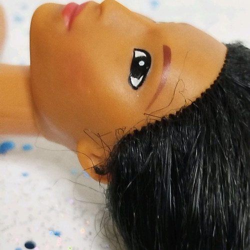 Pocahontas doll by Mattel used with flaws