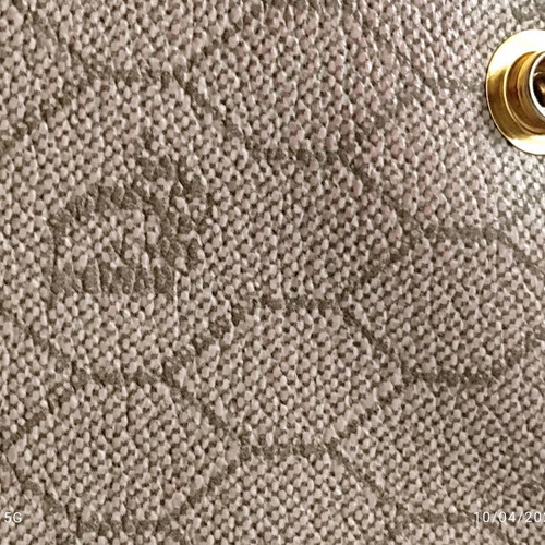 Vintage Dior coated canvas and leather pouch beige and red