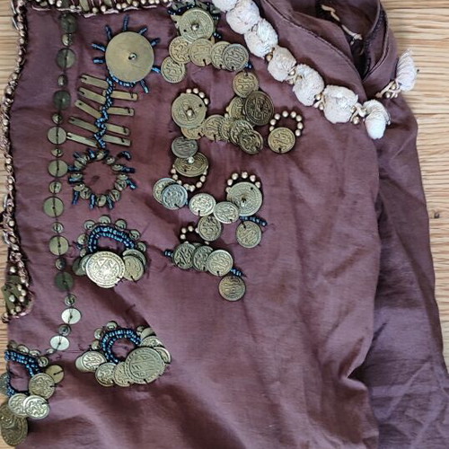 Boho Halter Top Milk & Honey London size M like new, brown with charms