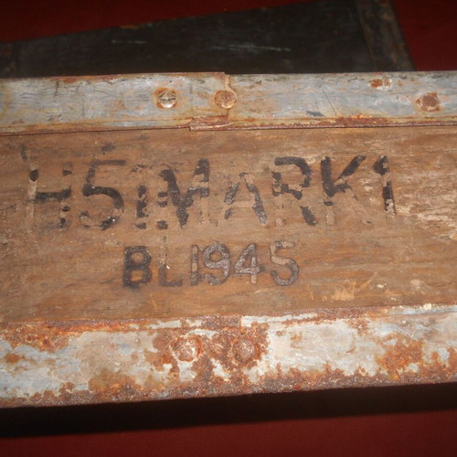 Wooden British Army WWII 1945 Ammo Box used