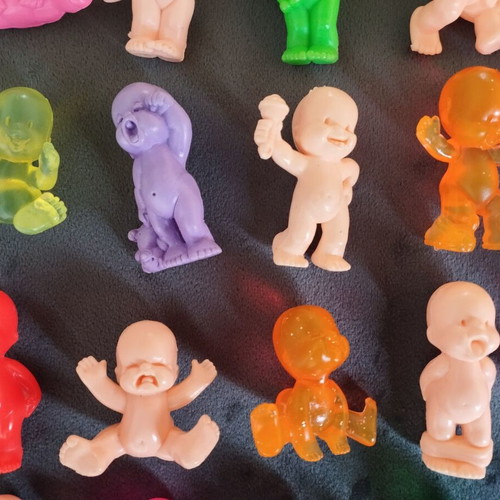 Gemellini baby figures used, pack of 46 with rare figurines