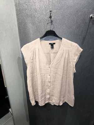 Розова риза на точки H&M като нова, размер medium