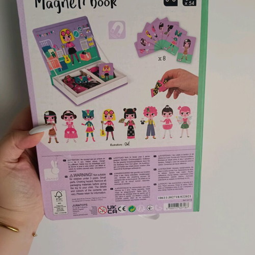 Janod Magnetic Construction Game Girls' Clothes like new