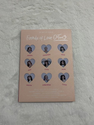 Twice Scientist (Full of Love Ver) CD new with stickers and postcard