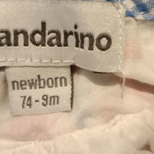 Mandarino Baby Summer Dress new, size 6-9 months