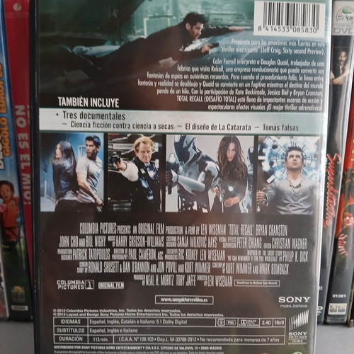 Total Recall DVD movie
