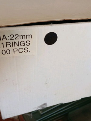 Βιβλιοδεσίας ράχες 22mm πακέτο 100 τεμαχίων