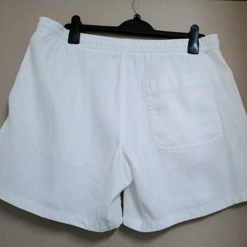White men's linen shorts Zara XL like new