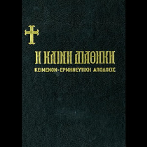 Book - The New Testament: Text and Interpretative Translation, hardcover, black