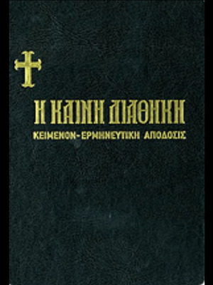 Book - The New Testament: Text and Interpretative Translation, hardcover, black