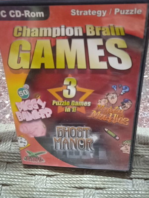 Champion Brain Games PC used puzzle strategy game with Ghost Manor