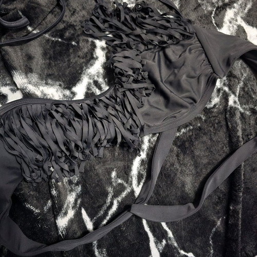 Swimwear top like new, size S, black