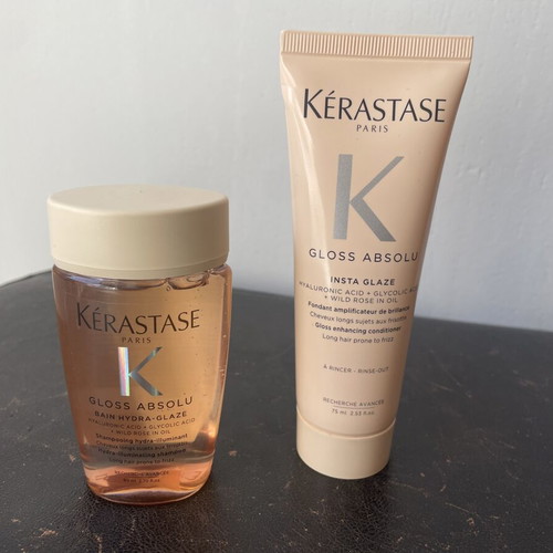 Kerastase travel shampoo and conditioner pack