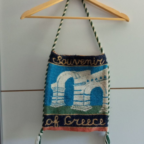 Traditional Woven Bag Thessaloniki souvenir used