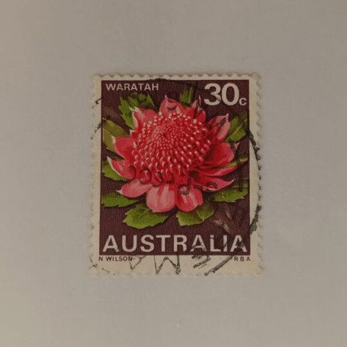 Australia 30c Waratah Stamp like new