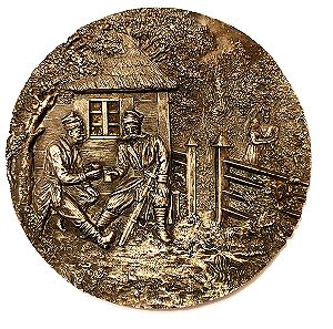 Wall Medallion Scene from A. Mickiewicz's !