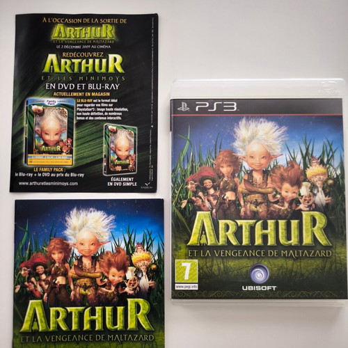 Arthur and the Revenge of Maltazard PS3 game like new