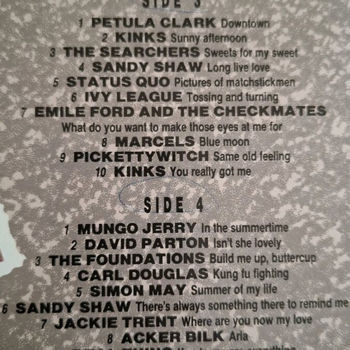 Flashback double vinyl record like new, 1990 compilation