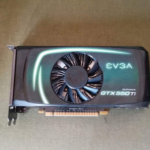 EVGA Nvidia Geforce GTX 550 Ti 1GB GDDR5 graphics card used non-working