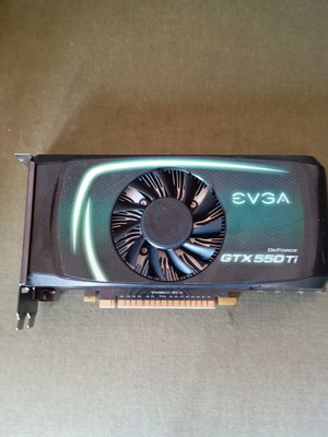 EVGA Nvidia Geforce GTX 550 Ti 1GB GDDR5 κάρτα γραφικών μεταχειρισμένη μη λειτουργική