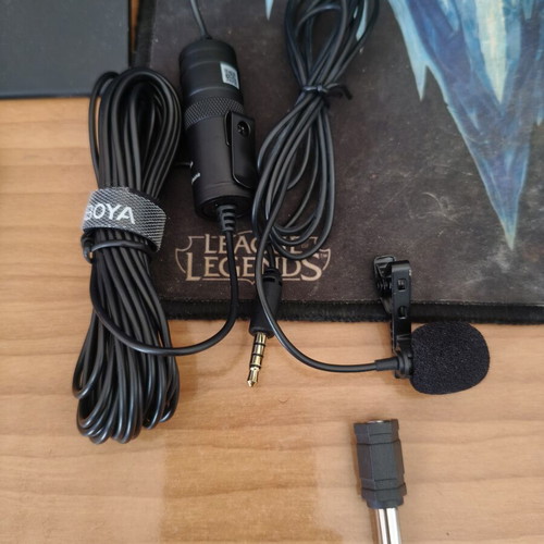 Boya BY-M1S condenser clip-on microphone like new