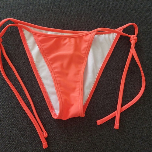 Med Fluo Swimsuit used, coral orange, size S
