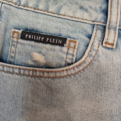 Philipp Plein Boyfriend Cut Jeans Over and Over Again new, Paradise Blue