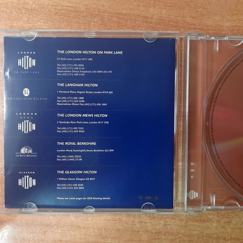 Hilton Music Collection Classic Masterpieces CD, classical
