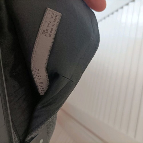 Zara pencil skirt gray used, size L