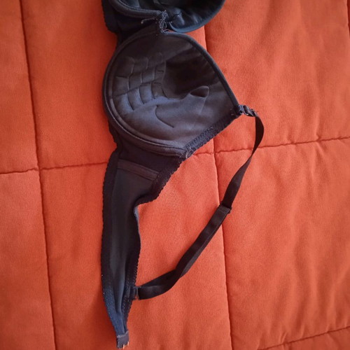 Bra blue size 80B like new, strapless with underwire