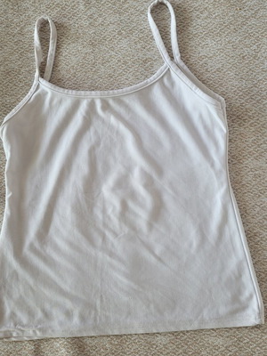 White women's summer camisole size Small like new