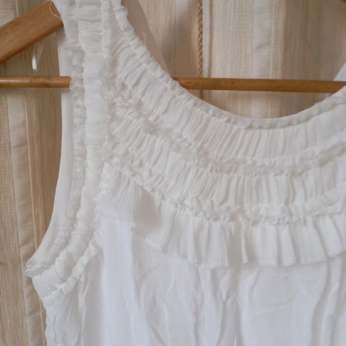 Zara white dress like new, size M