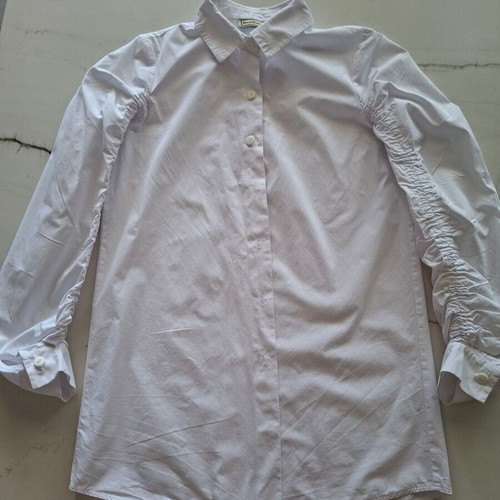 Dolce Domenica white poplin shirt size S like new