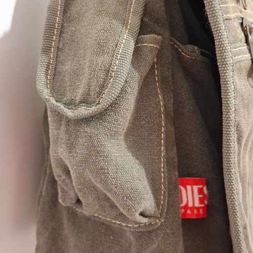 Diesel Y2K 2000s Messenger Bag khaki unisex used