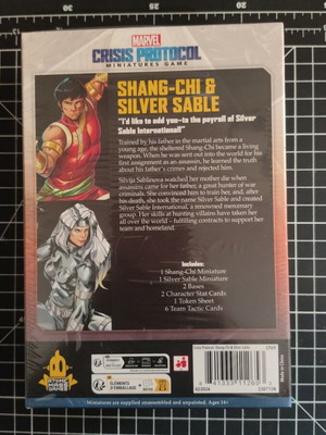 Marvel Crisis Protocol Shang-Chi & Silver Sable character pack