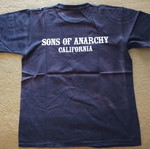 Sons of Anarchy T Shirt worn slightly, size M, black