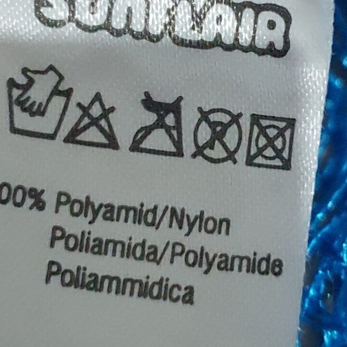 Transparent knitted blouse blue, size 38, like new