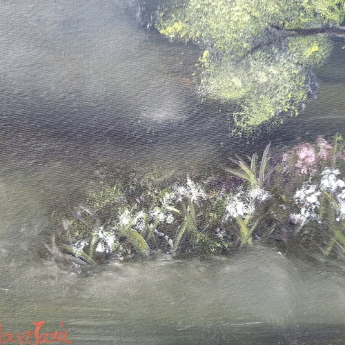 Oil painting landscape artwork new handmade