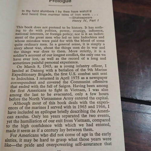 A Rumor of War by Philip Caputo used book