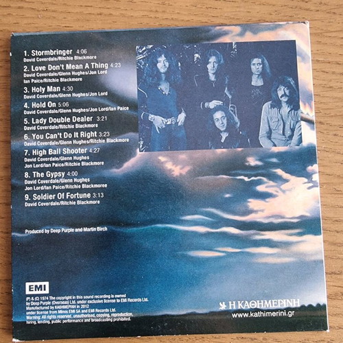 Deep Purple Stormbringer CD like new, rock