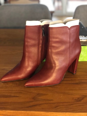 Μποτάκια Sam Edelman μεταχειρισμένα, δερμάτινα, νούμερο 38,5
