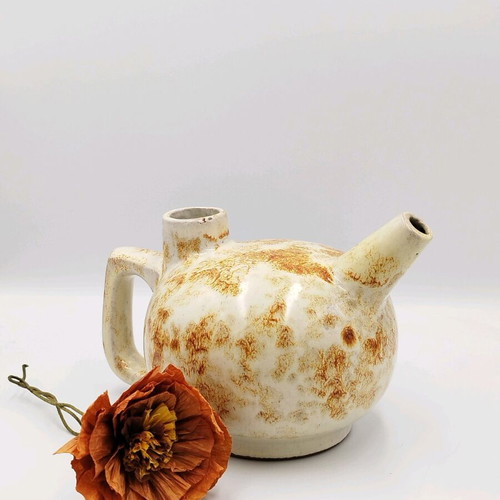 Ceramic jug vase used, handmade vintage