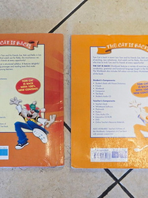 Junior B The Cat Is Back English books set of 2