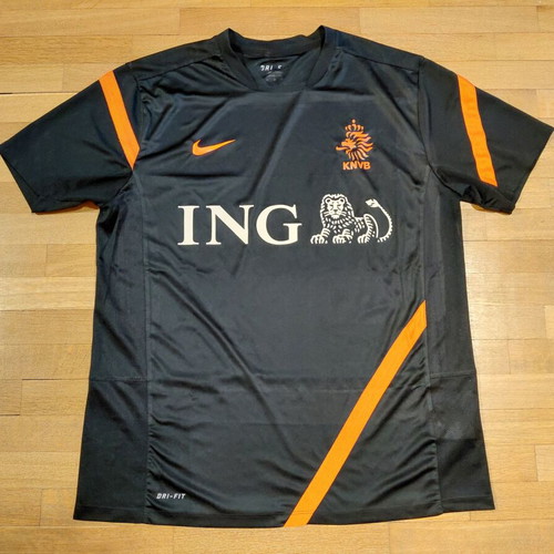 Netherlands Holland Football Shirt Nike Size XL Black Training Jersey like new