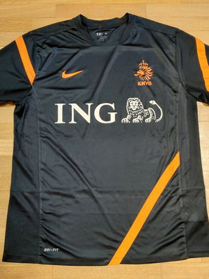 Netherlands Holland Football Shirt Nike Size XL Black Training Jersey like new